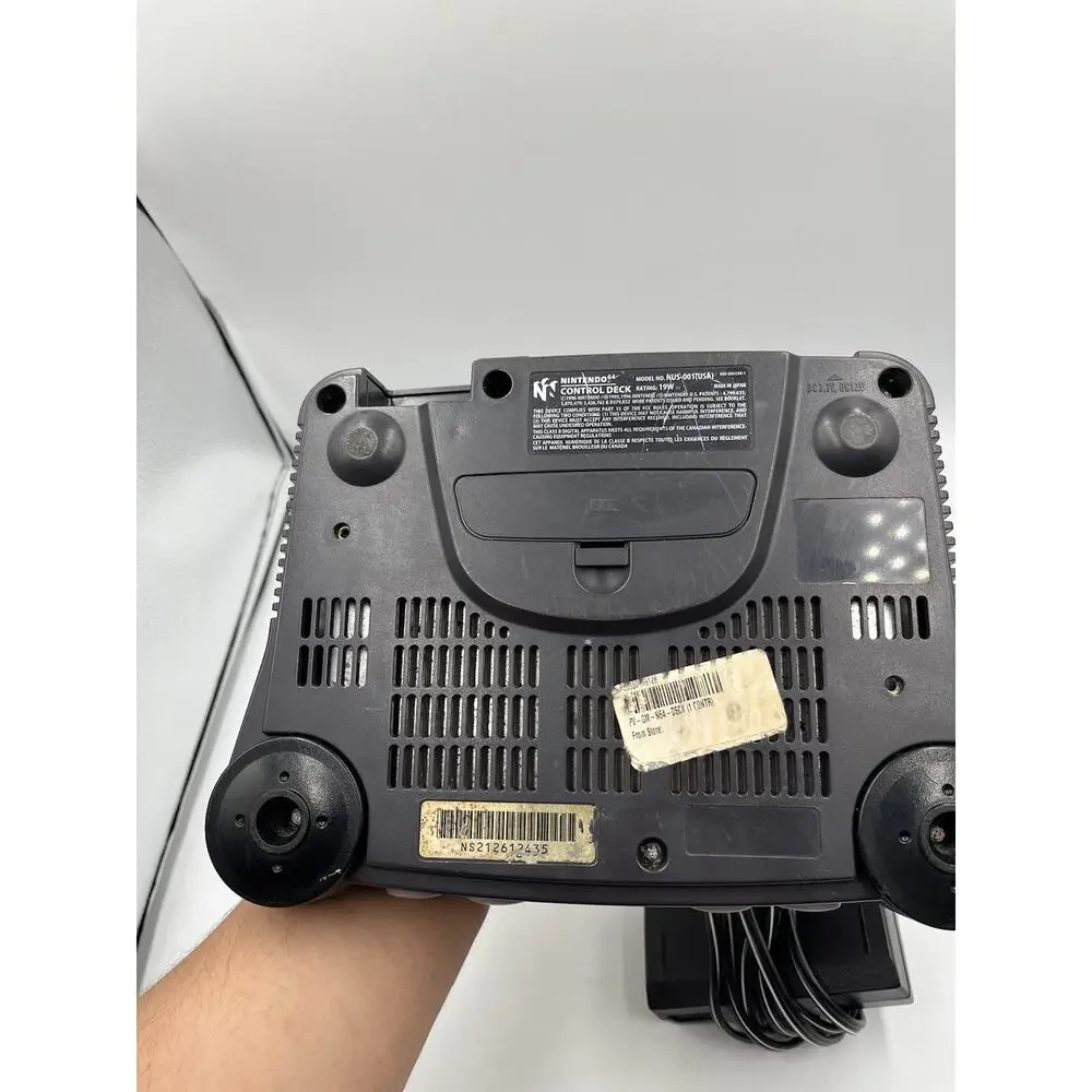 Nintendo 64 N64 Console NUS-001(USA) w/ OEM Power Adapter - TESTED